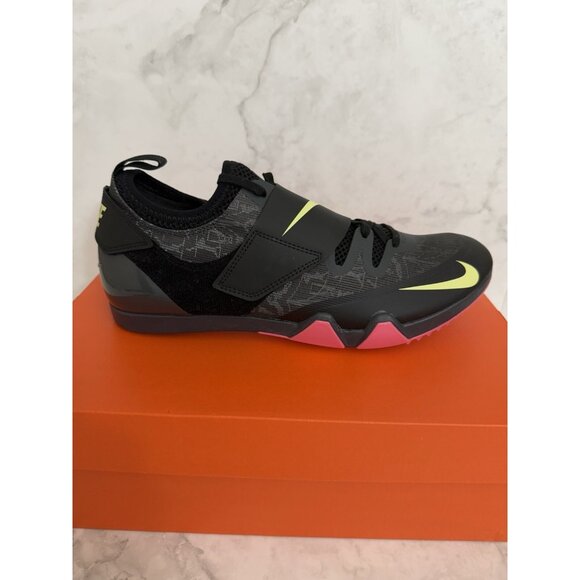 Nike Zoom Pole Vault Elite 3 Track Shoes Black Pink AA1204-004 Men's Size 10